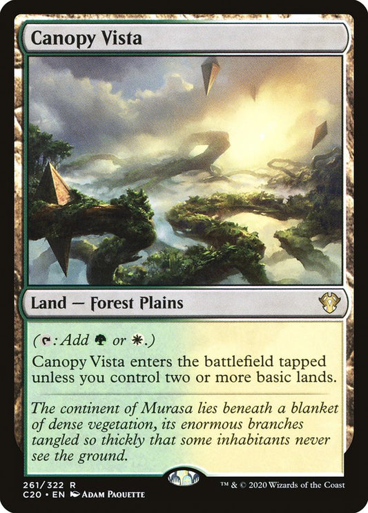 MTG Card Title: Canopy Vista C20/261