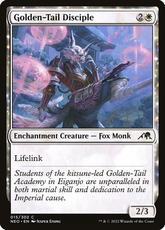 MTG Card Title: Golden-Tail Disciple NEO/15