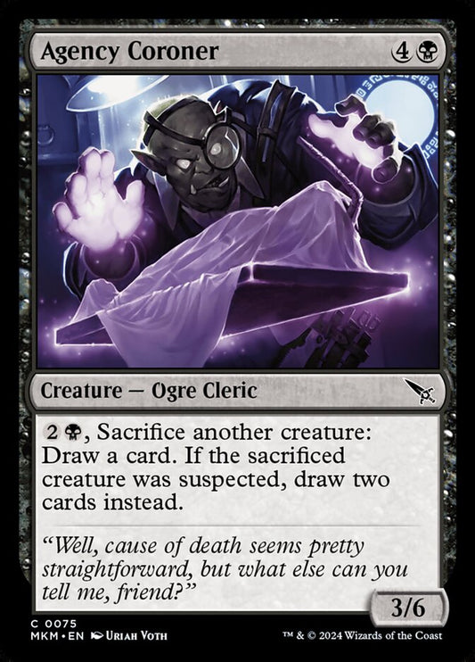 MTG Card Title: Agency Coroner MKM/75
