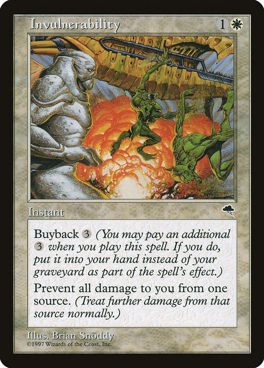 MTG Card Title: Invulnerability TMP/25