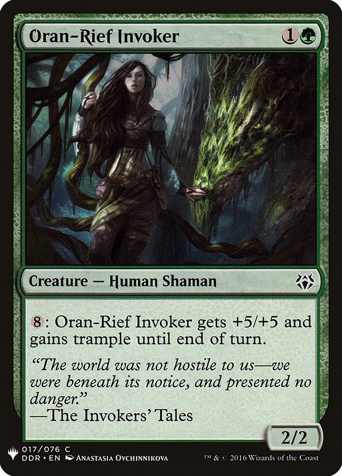MTG Card Title: Oran-Rief Invoker PLST/DDR-17