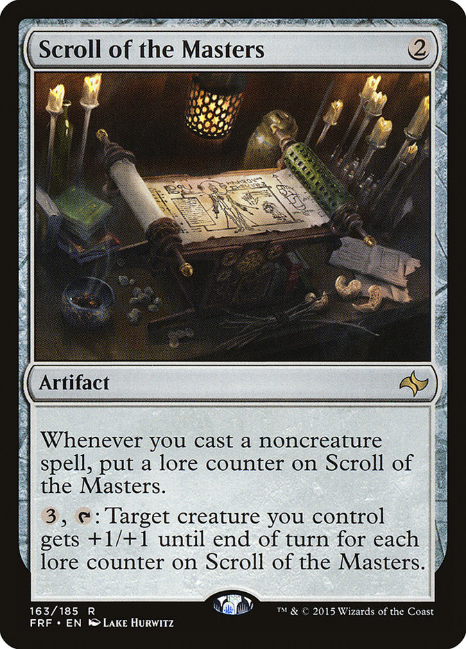 MTG Card Title: Scroll of the Masters FRF/163