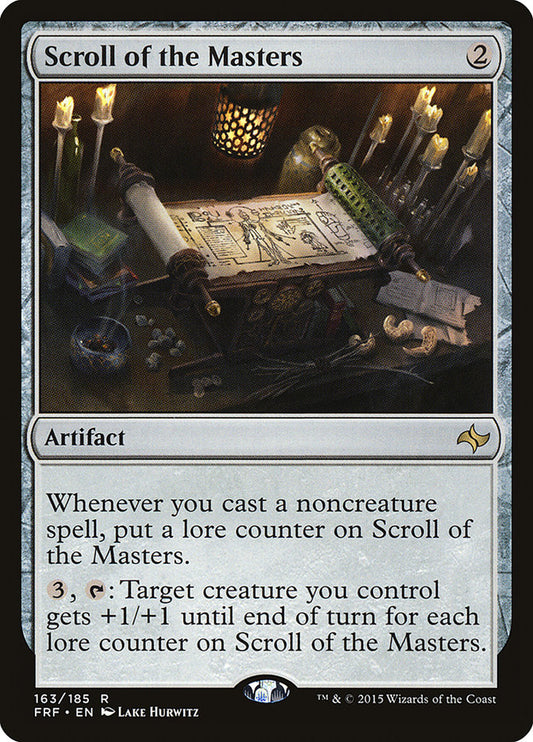 MTG Card Title: Scroll of the Masters FRF/163