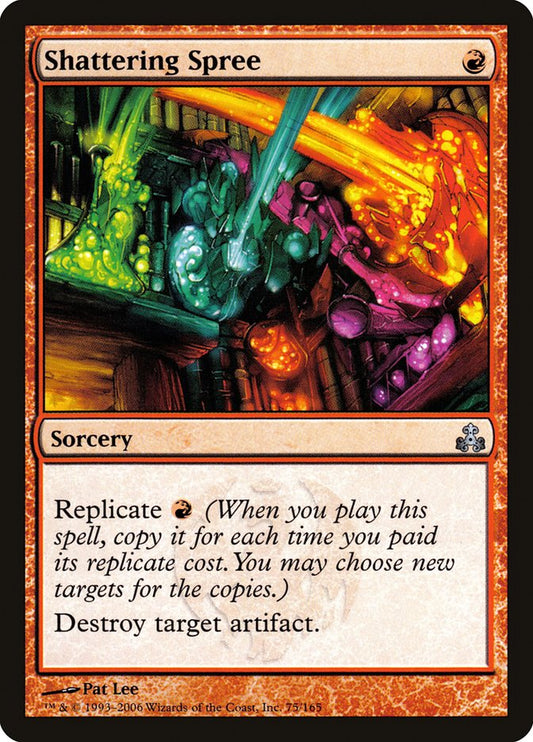 MTG Card Title: Shattering Spree GPT/75