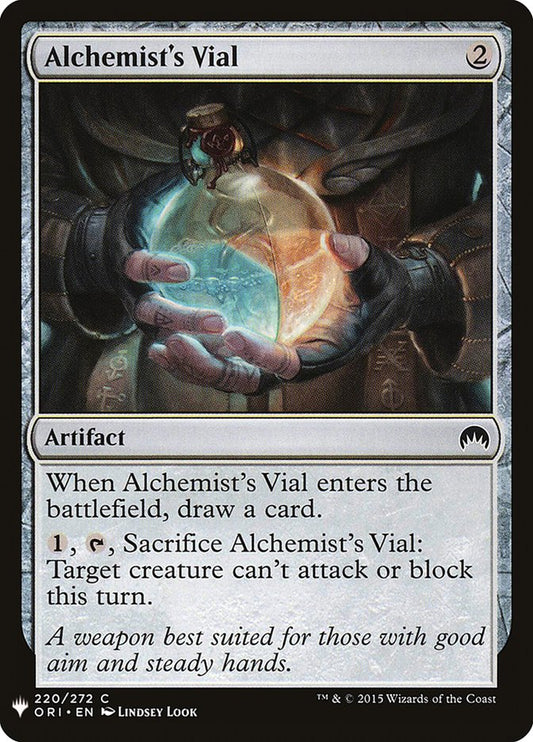 MTG Card Title: Alchemist's Vial PLST/ORI-220