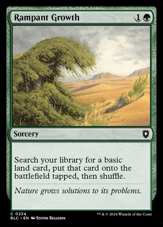 MTG Card Title: Rampant Growth BLC/234
