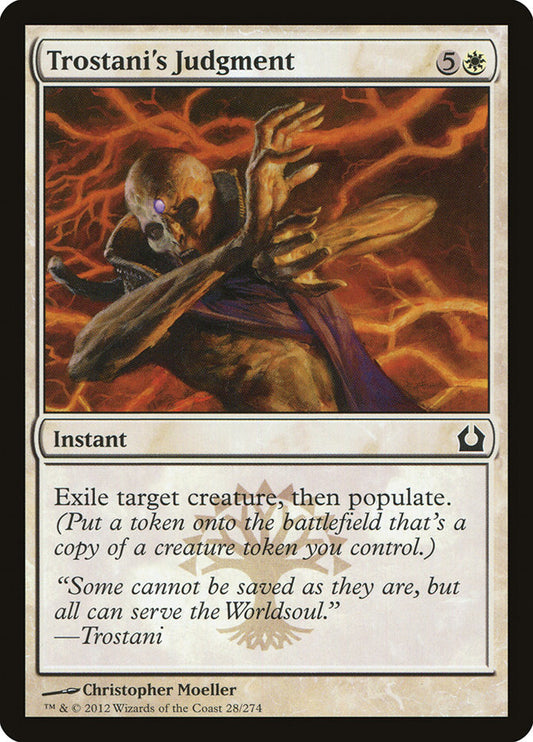 MTG Card Title: Trostani's Judgment RTR/28