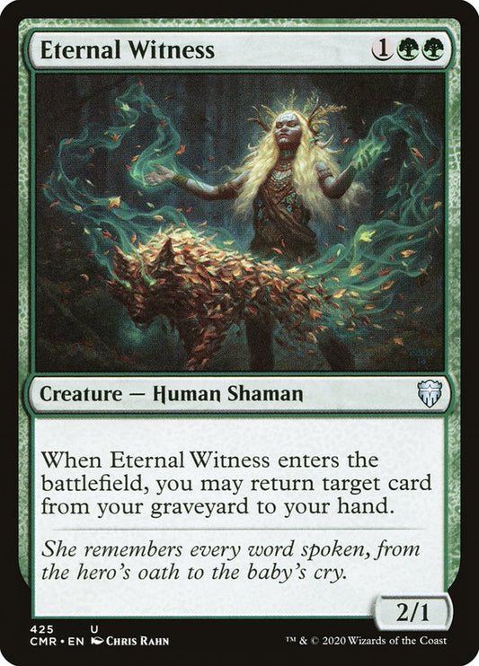 MTG Card Title: Eternal Witness CMR/425