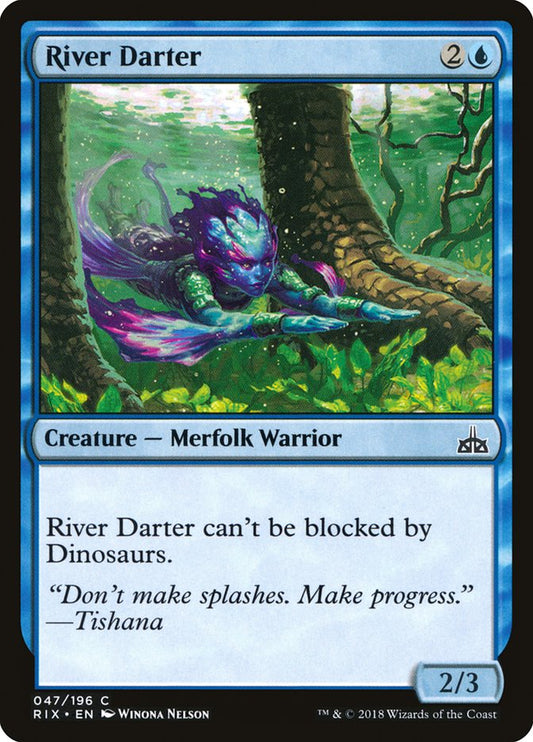 MTG Card Title: River Darter RIX/47
