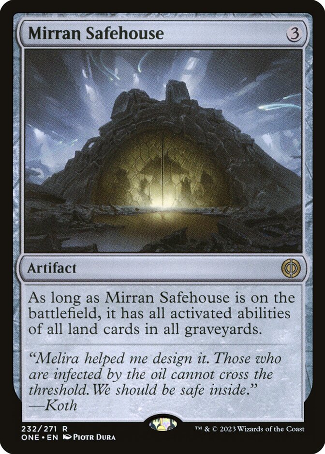MTG Card Title: Mirran Safehouse ONE/232