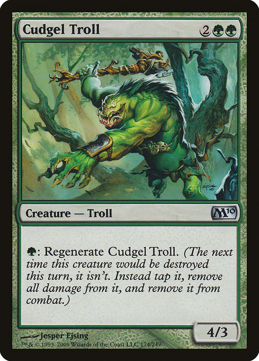 MTG Card Title: Cudgel Troll M10/174