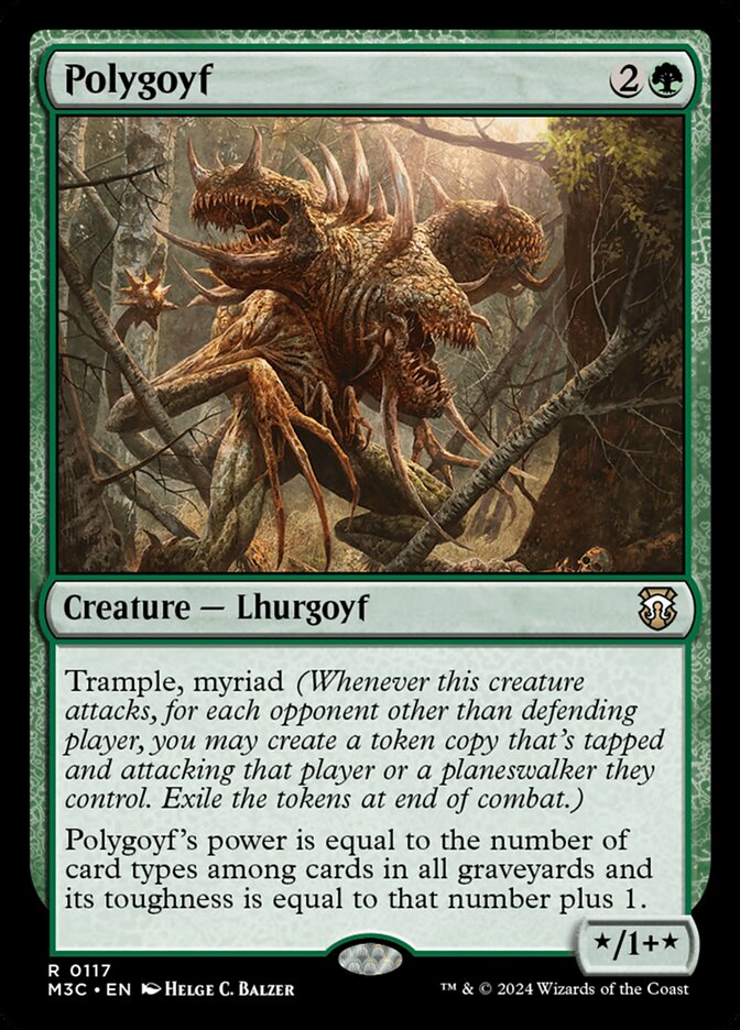 MTG Card Title: Polygoyf M3C/117