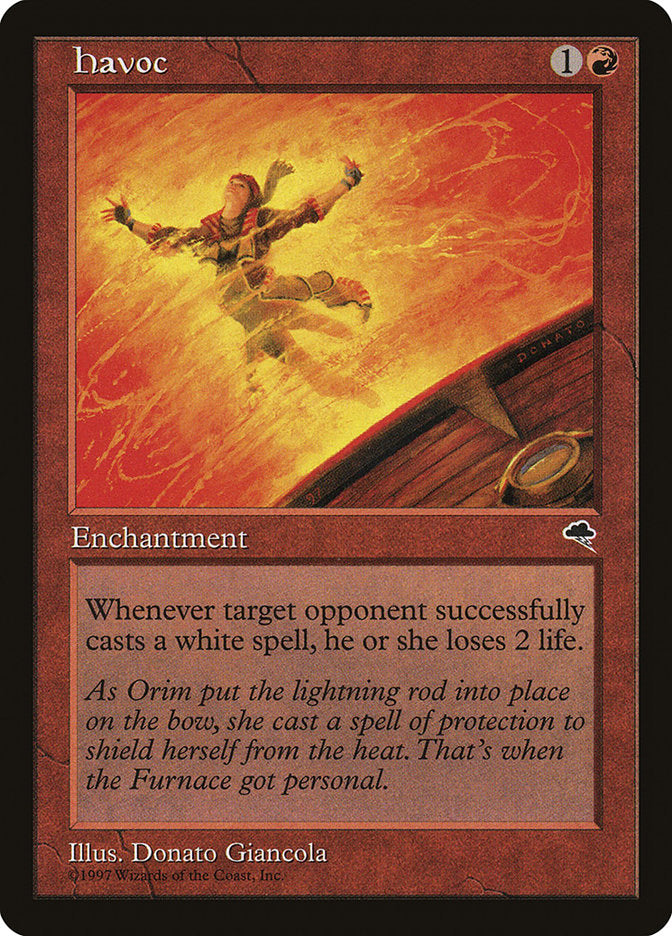 MTG Card Title: Havoc TMP/181