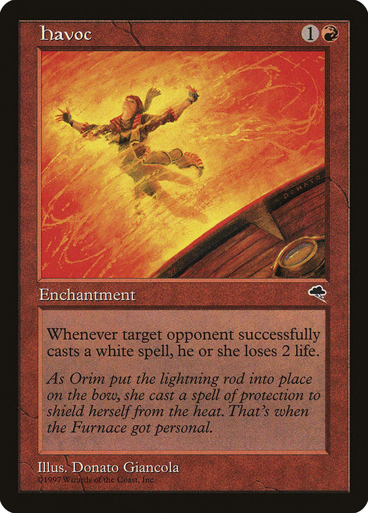 MTG Card Title: Havoc TMP/181