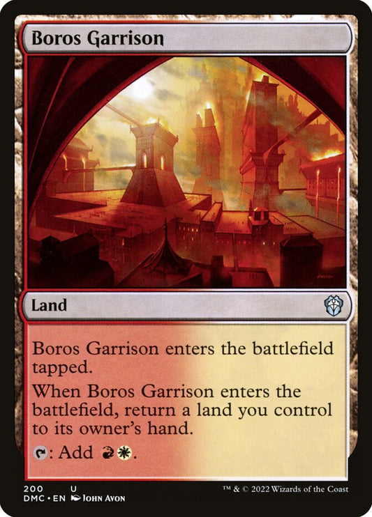 MTG Card Title: Boros Garrison DMC/200