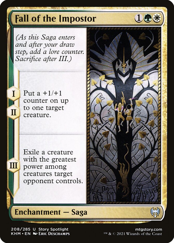 MTG Card Title: Fall of the Impostor KHM/208
