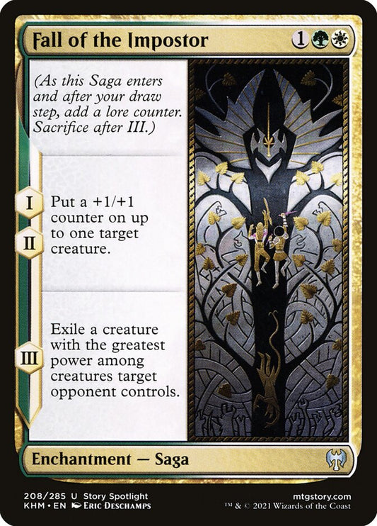 MTG Card Title: Fall of the Impostor KHM/208