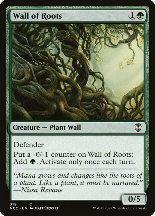 MTG Card Title: Wall of Roots NCC/319