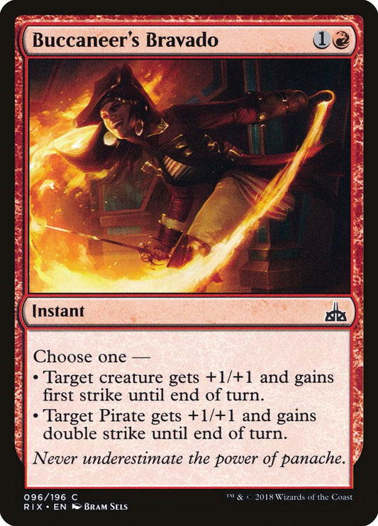 MTG Card Title: Buccaneer's Bravado RIX/96