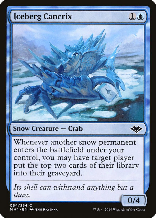 MTG Card Title: Iceberg Cancrix MH1/54
