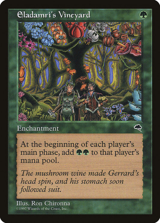 MTG Card Title: Eladamri's Vineyard TMP/223