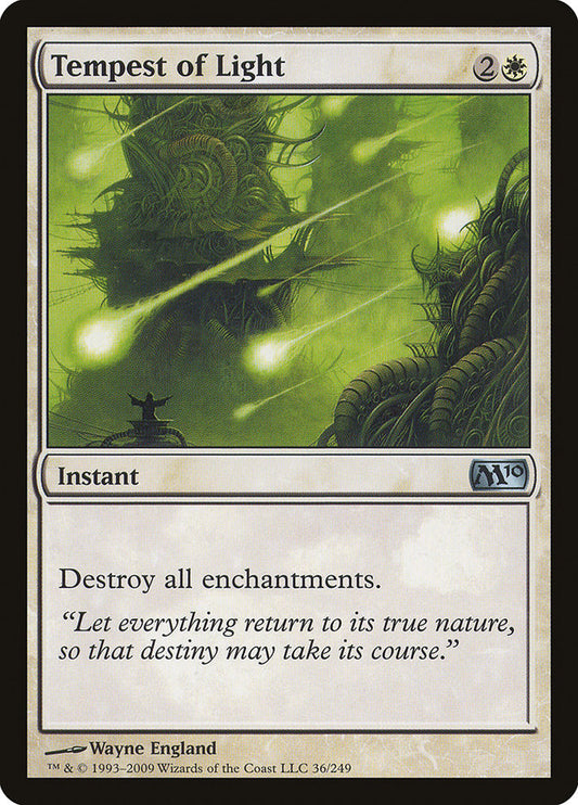MTG Card Title: Tempest of Light M10/36