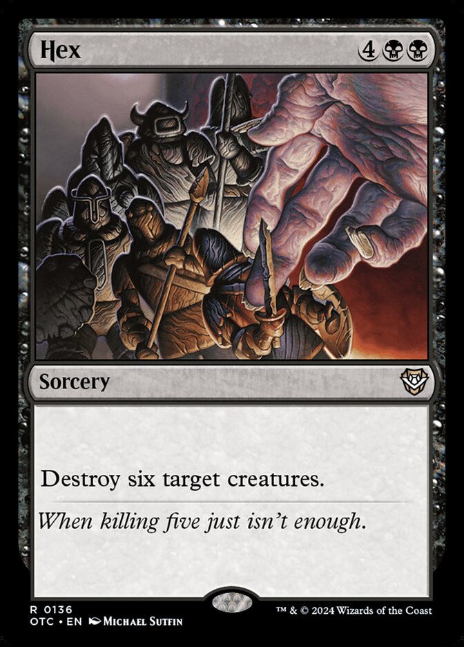 MTG Card Title: Hex OTC/136