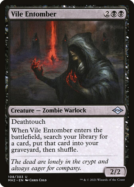 MTG Card Title: Vile Entomber MH2/108