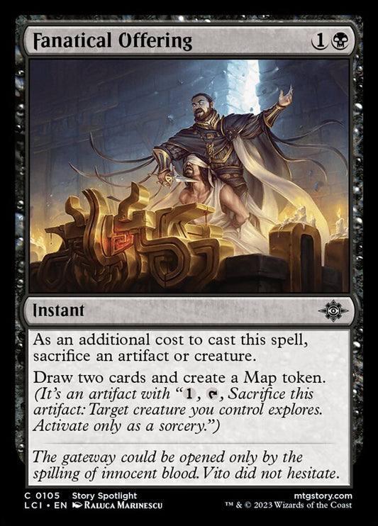 MTG Card Title: Fanatical Offering LCI/105