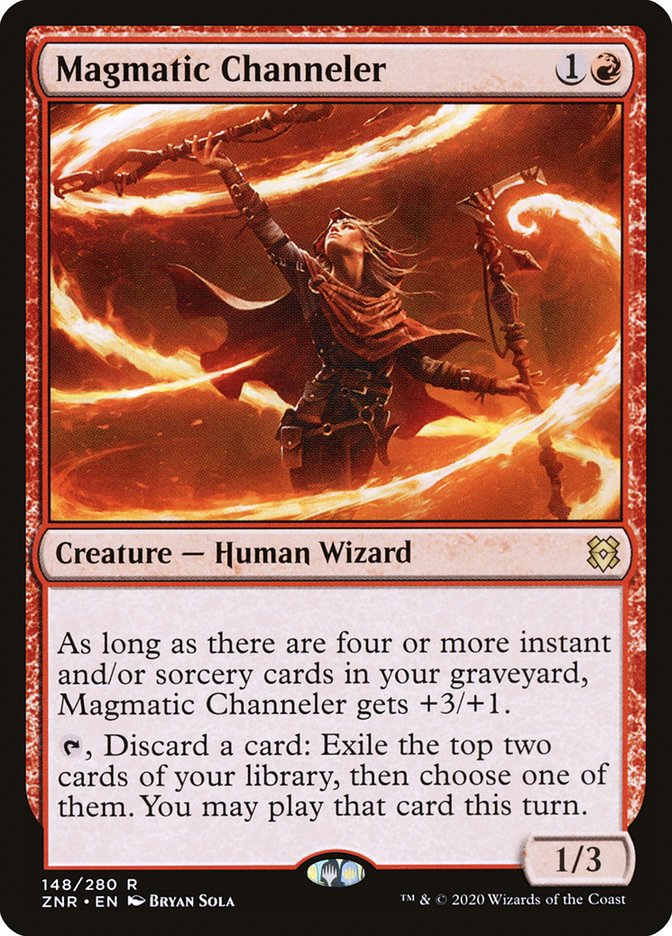 MTG Card Title: Magmatic Channeler ZNR/148