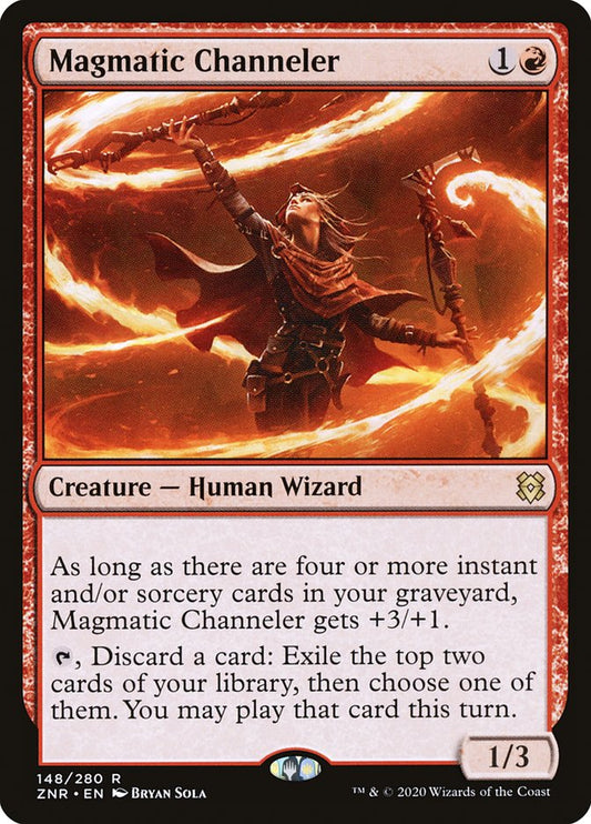 MTG Card Title: Magmatic Channeler ZNR/148