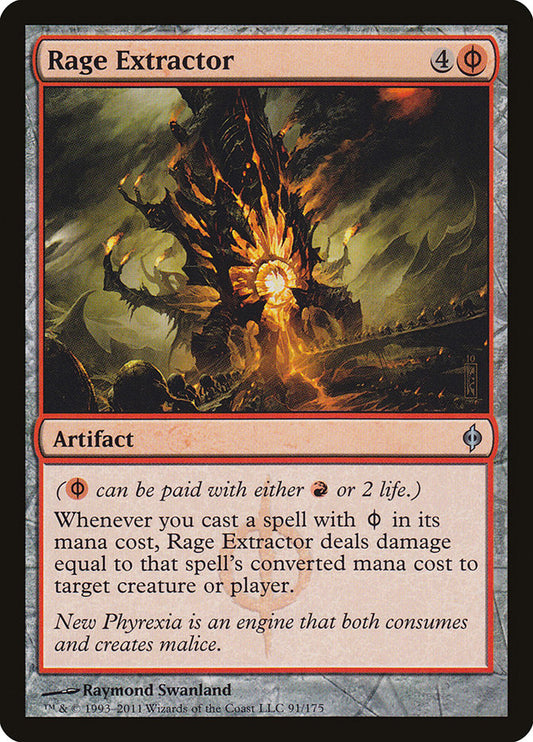 MTG Card Title: Rage Extractor NPH/91