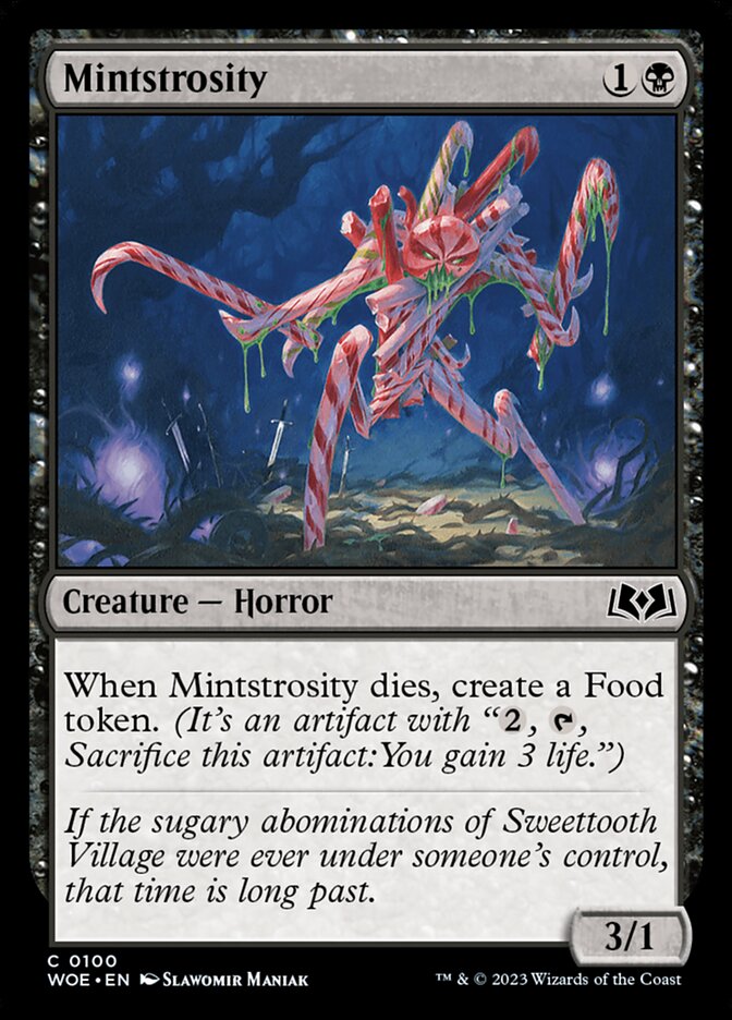 MTG Card Title: Mintstrosity WOE/100