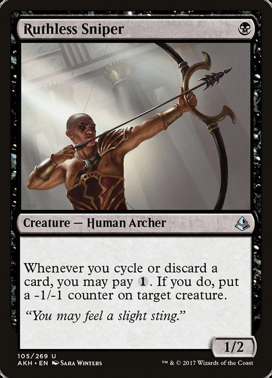 MTG Card Title: Ruthless Sniper AKH/105