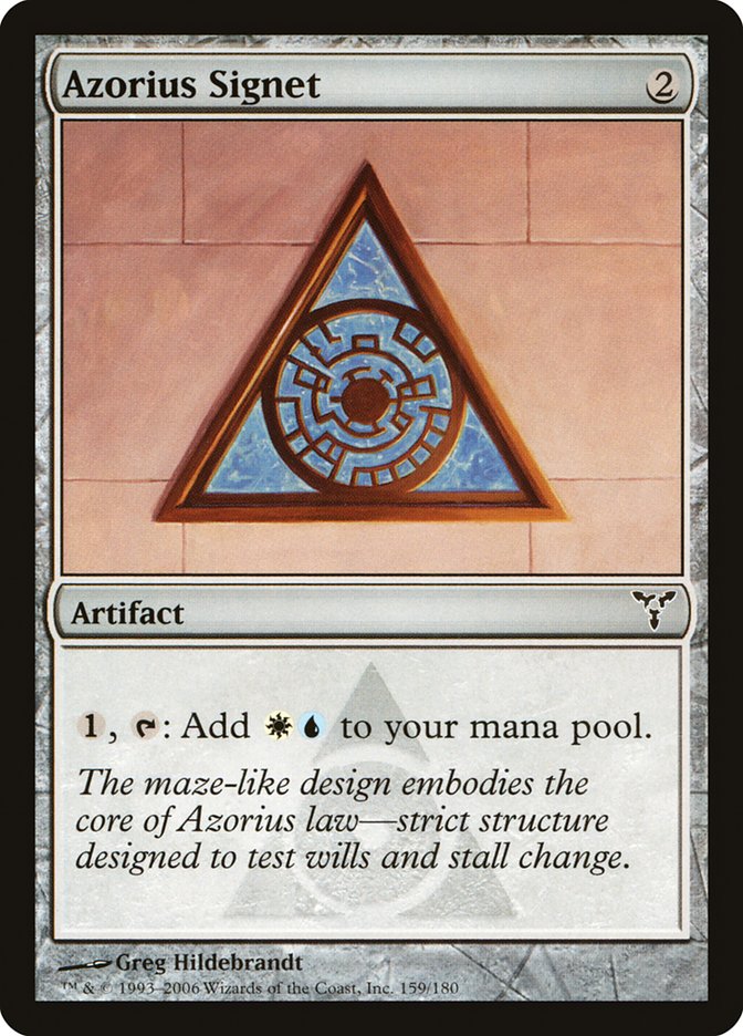 MTG Card Title: Azorius Signet DIS/159