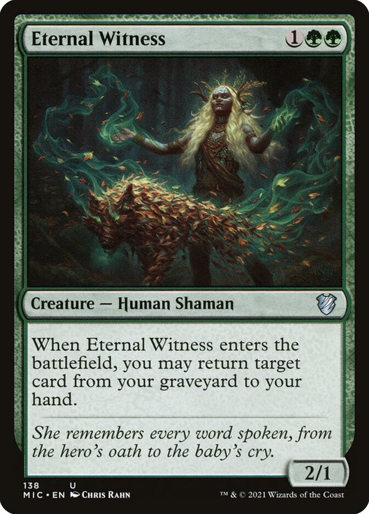 MTG Card Title: Eternal Witness MIC/138