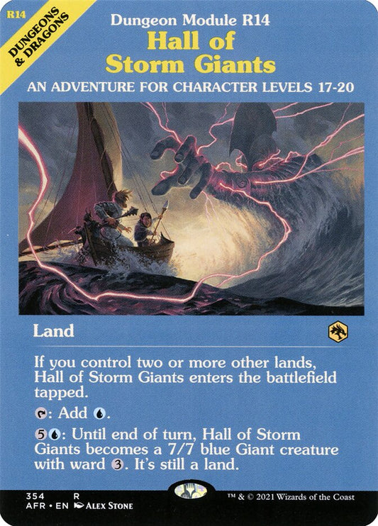 MTG Card Title: Hall of Storm Giants AFR/354