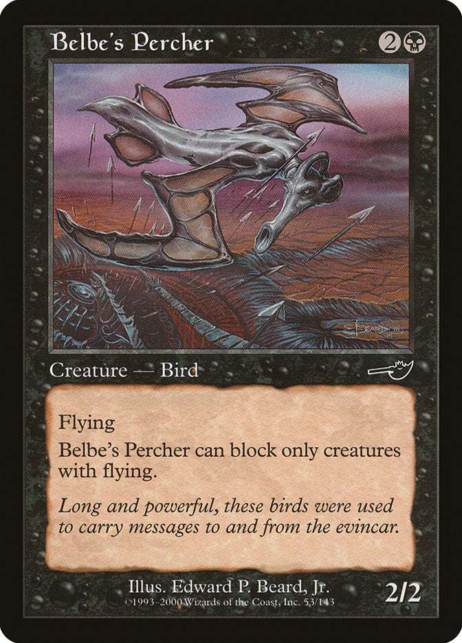 MTG Card Title: Belbe's Percher NEM/53