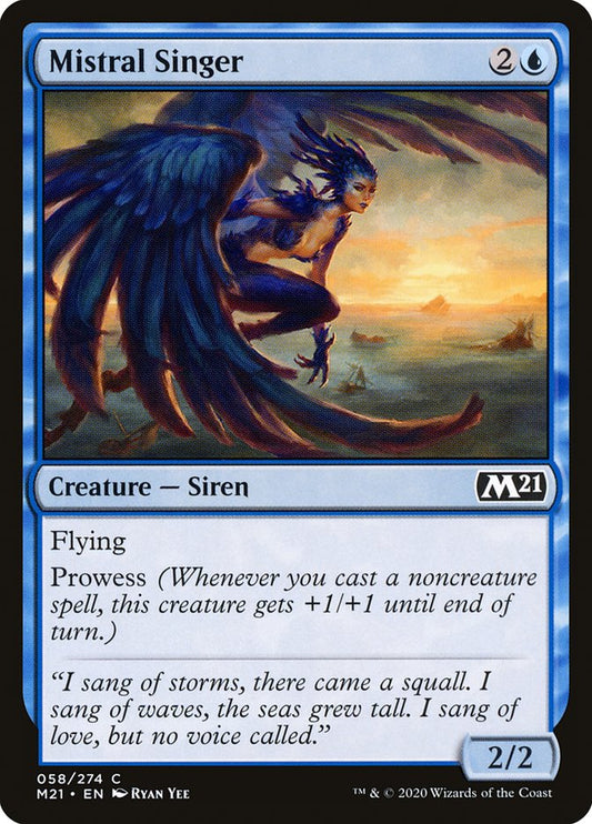 MTG Card Title: Mistral Singer M21/58