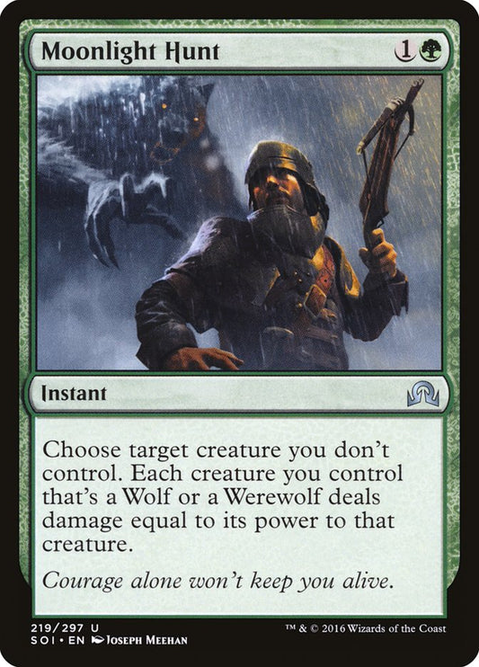 MTG Card Title: Moonlight Hunt SOI/219