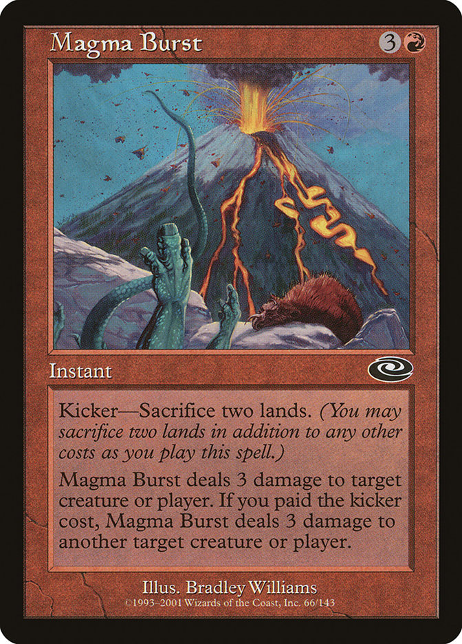 MTG Card Title: Magma Burst PLS/66