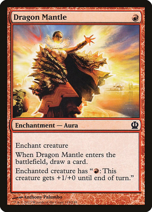 MTG Card Title: Dragon Mantle THS/119