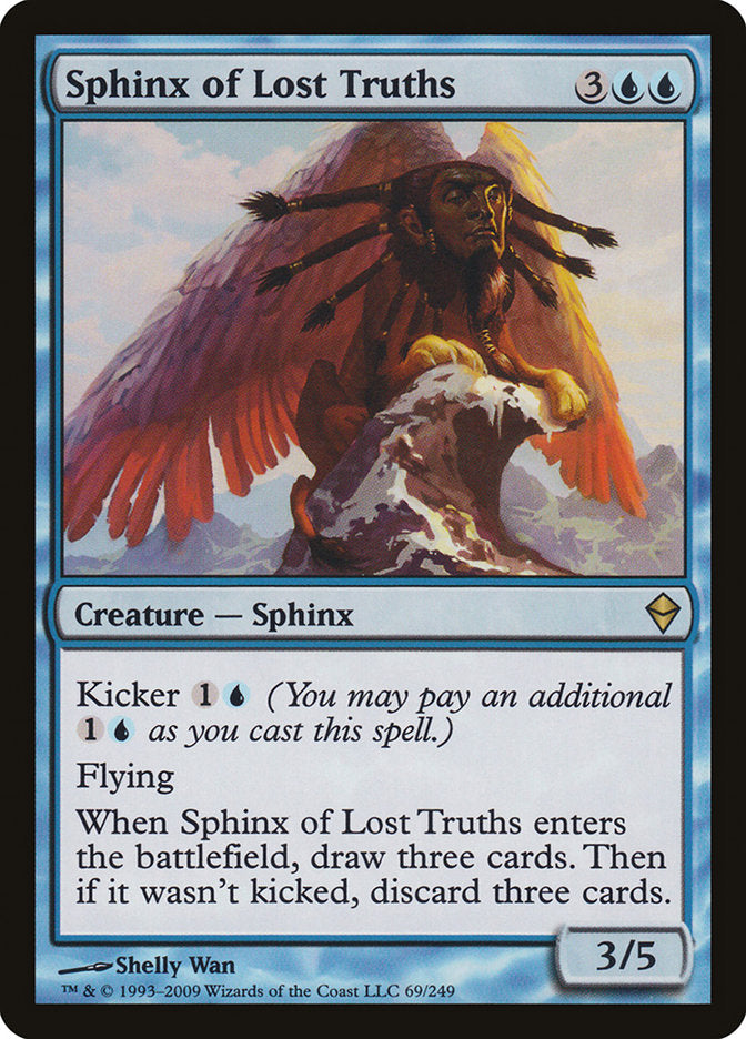 MTG Card Title: Sphinx of Lost Truths ZEN/69