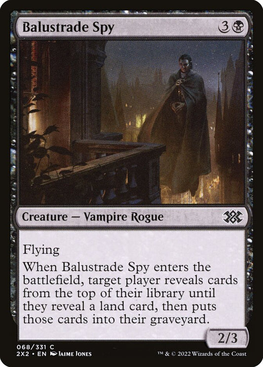 MTG Card Title: Balustrade Spy 2X2/68