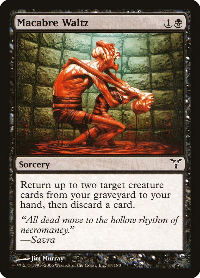 MTG Card Title: Macabre Waltz DIS/47