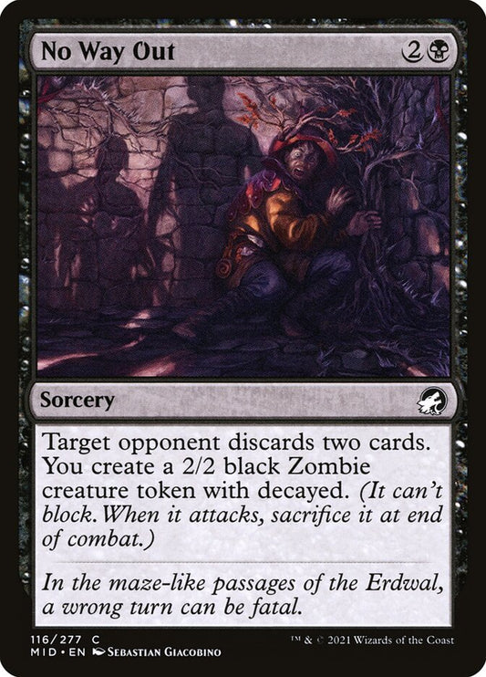 MTG Card Title: No Way Out MID/116