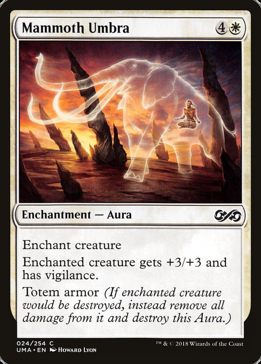 MTG Card Title: Mammoth Umbra UMA/24
