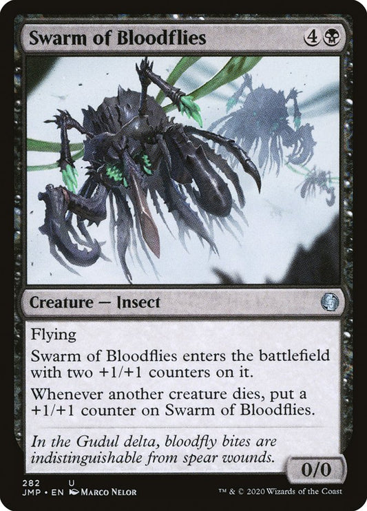 MTG Card Title: Swarm of Bloodflies JMP/282