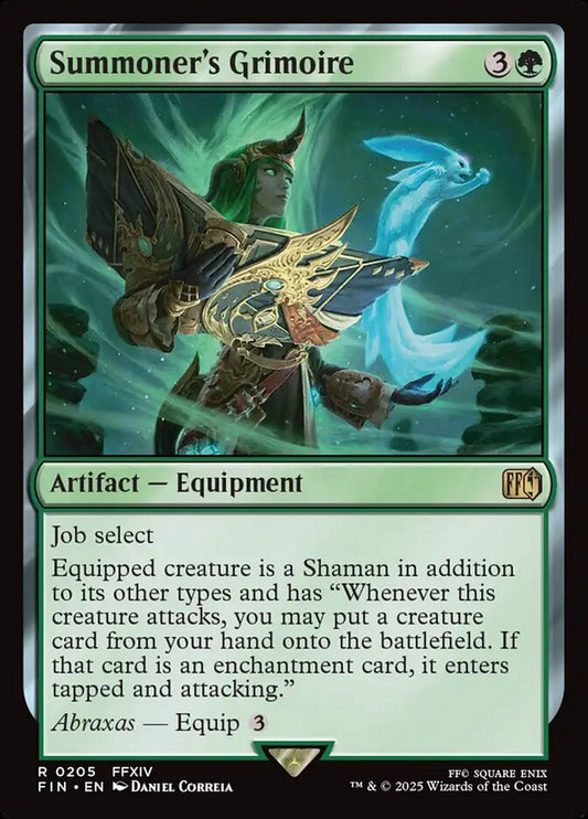 MTG Card Title: Summoner's Grimoire FIN/205