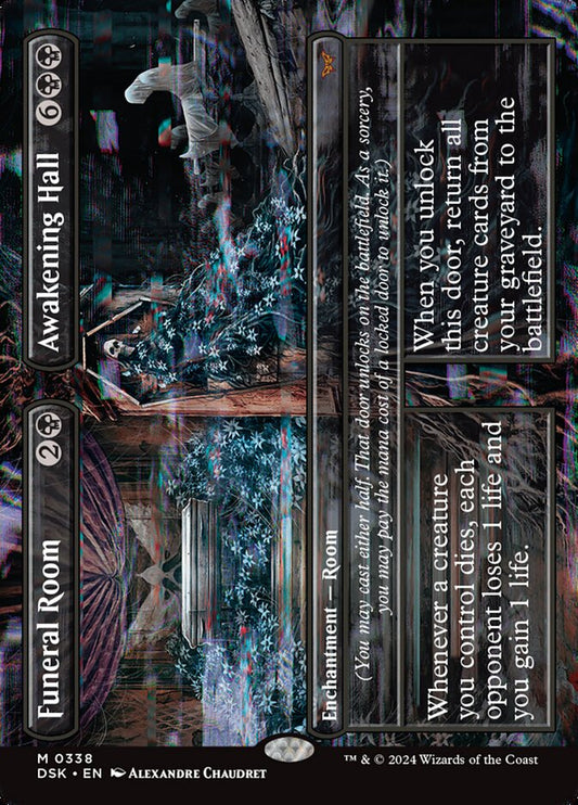 MTG Card Title: Funeral Room // Awakening Hall DSK/338